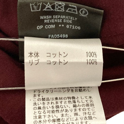 Loro Piana Neo My-t-Shirt Logo Embroidery Stretch Top 36 Bordeaux — view 7
