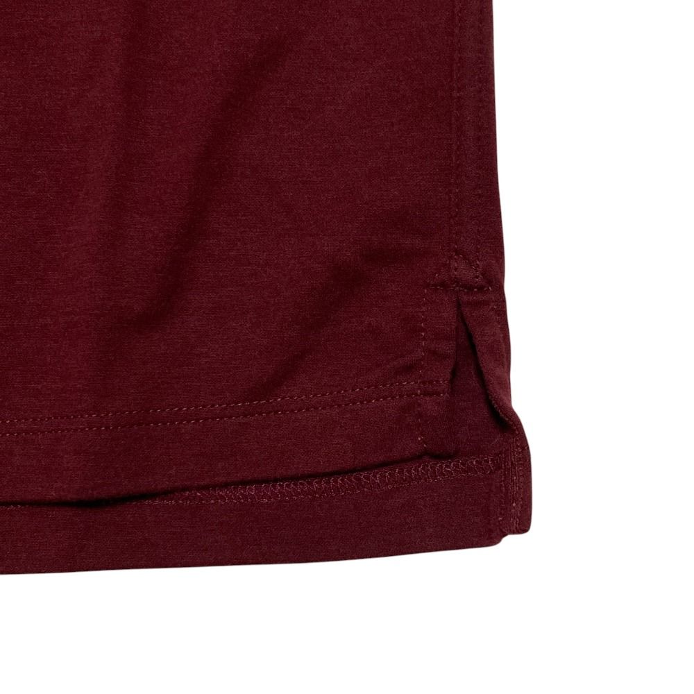 Loro Piana Neo My-t-Shirt Logo Embroidery Stretch Top 36 Bordeaux — view 4
