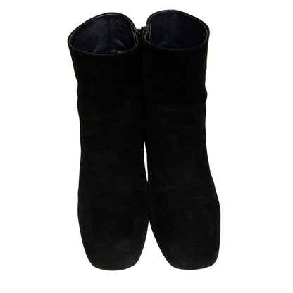 Celine Phoebe Philo Era Metal Heels Suede Leather Short Boots 39 — view 5