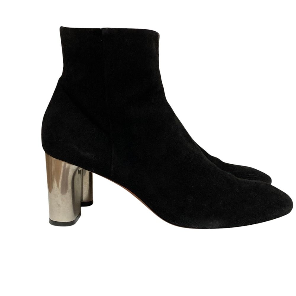 Celine Phoebe Philo Era Metal Heels Suede Leather Short Boots 39 — view 4