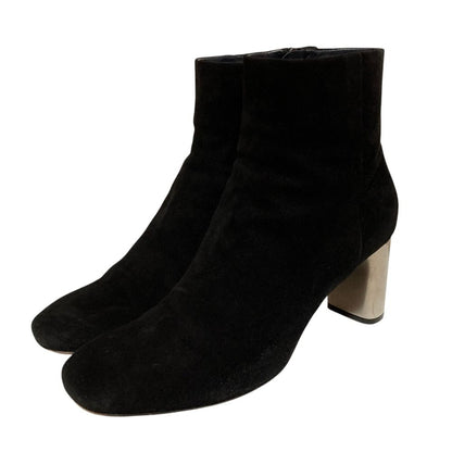 Celine Phoebe Philo Era Metal Heels Suede Leather Short Boots 39