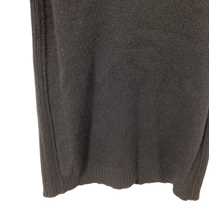 Celine Wide Turtle Short Sleeve Cashmere Knit Sweater S Black — view 9