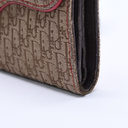Dior Trotter Rasta Color Saddle Wallet Galliano Era Canvas D Beige — view 6