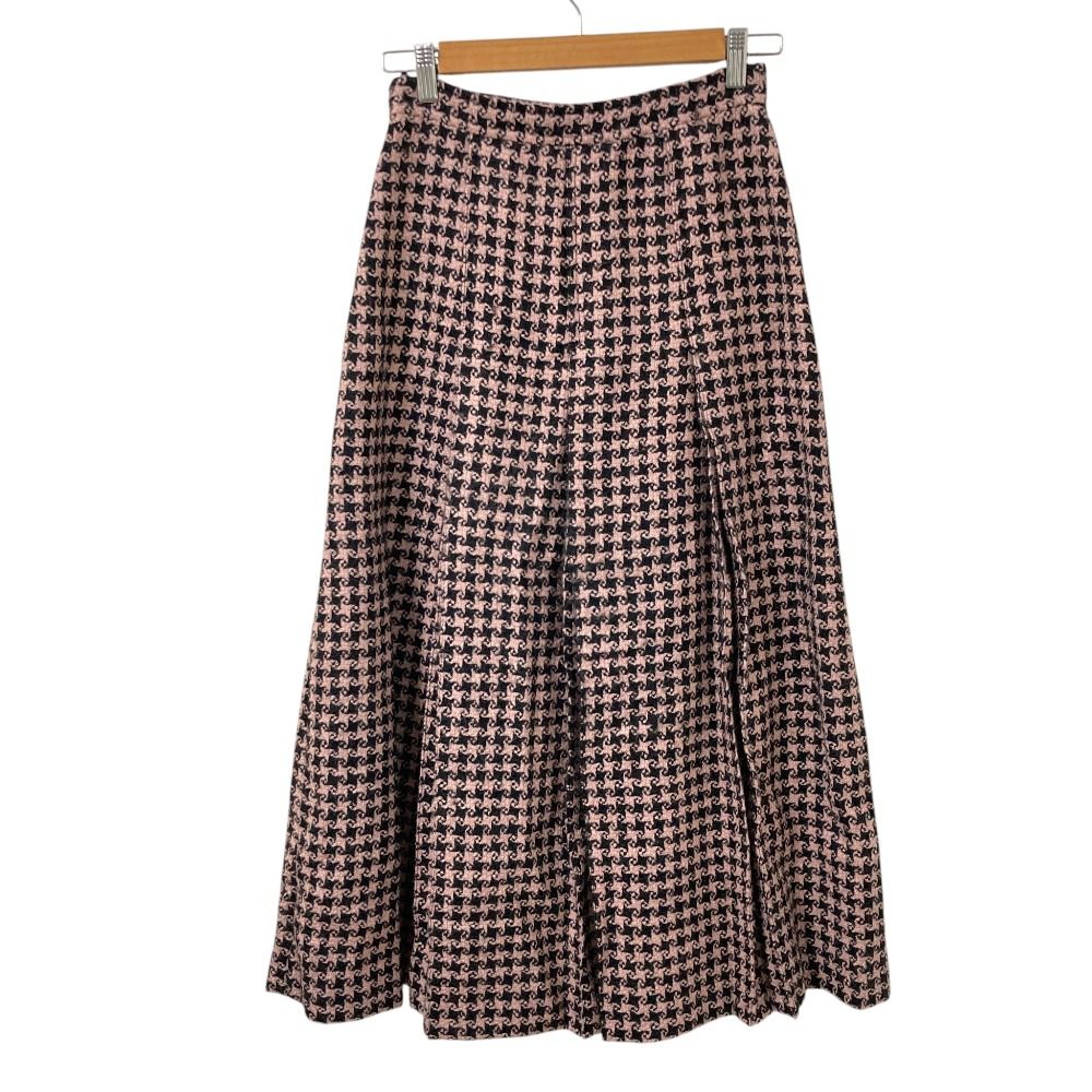 Gucci Tweed Long Skirt 38 Pink — view 2