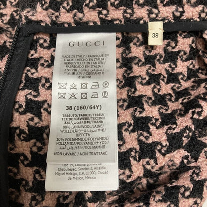 Gucci Tweed Long Skirt 38 Pink — view 7