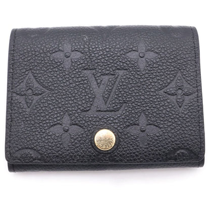 Louis Vuitton Monogram Empreinte Envelope Cult Visit Card Case Black