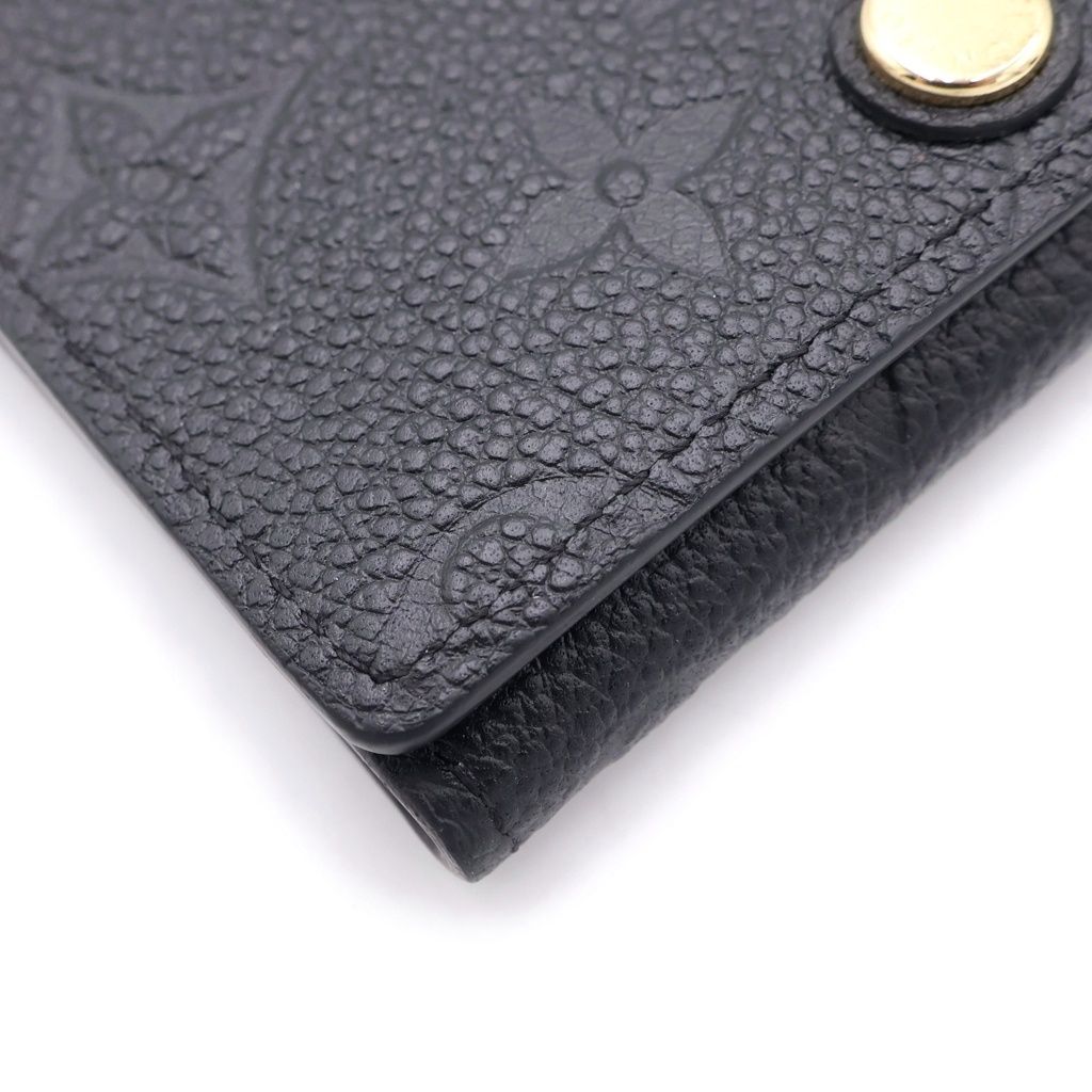 Louis Vuitton Monogram Empreinte Envelope Cult Visit Card Case Black — view 4