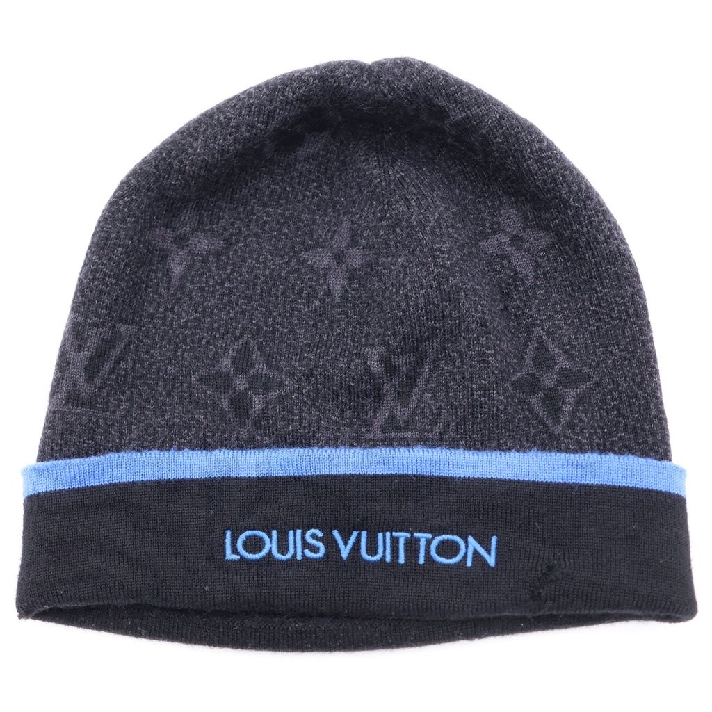 Louis Vuitton Bonnet Monogram Knit Black Sweater