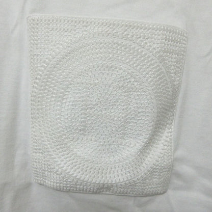 Hermes Embroidery Pocket Short Sleeve T-Shirt 36 White — view 5