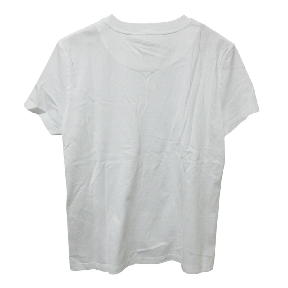 Hermes Embroidery Pocket Short Sleeve T-Shirt 36 White — view 2