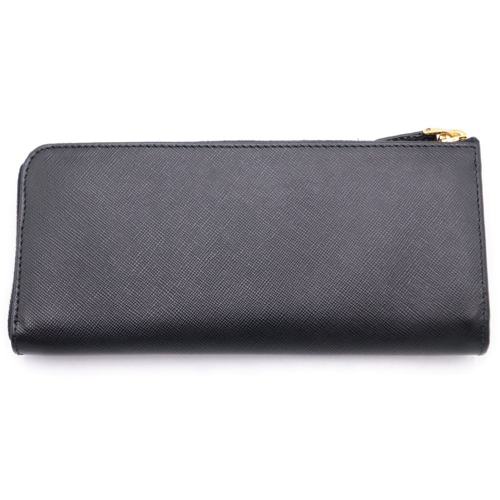 Prada Wallet L fa Long Wallet Saffiano Leather Black — view 2