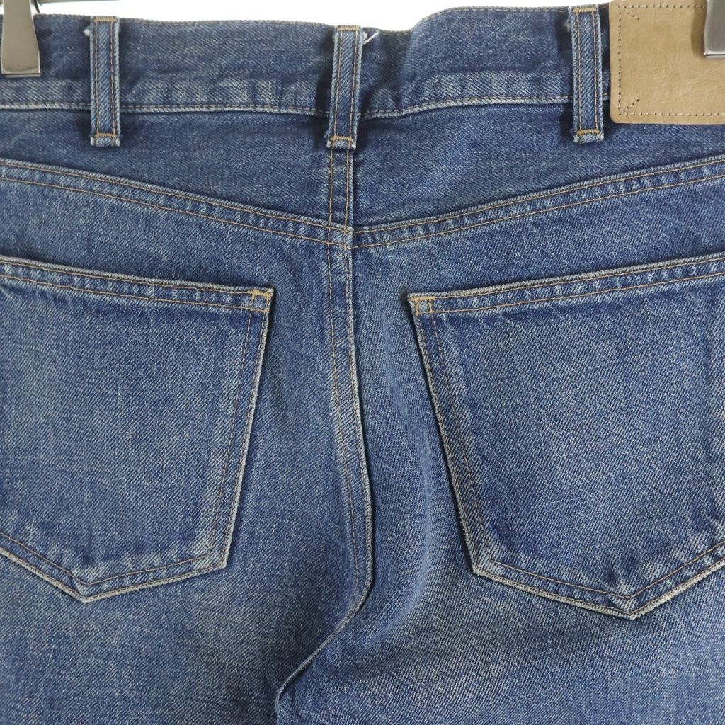 Celine Marco Jeans in Dark Union Wash Denim ns onshudenim di — view 4