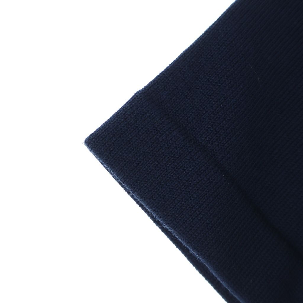 Louis Vuitton Inter Heart Logo Kuru Neck Pullover Short Sleeveknit Sweater Navy — view 4