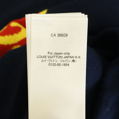 Louis Vuitton Inter Heart Logo Kuru Neck Pullover Short Sleeveknit Sweater Navy — view 7
