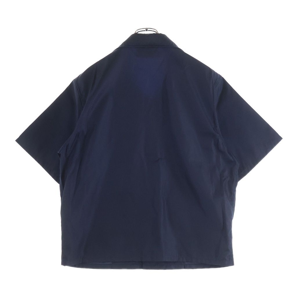Prada Re-Nylon Triangle Logo Short Sleeveshirt Navy T-Shirt — view 2
