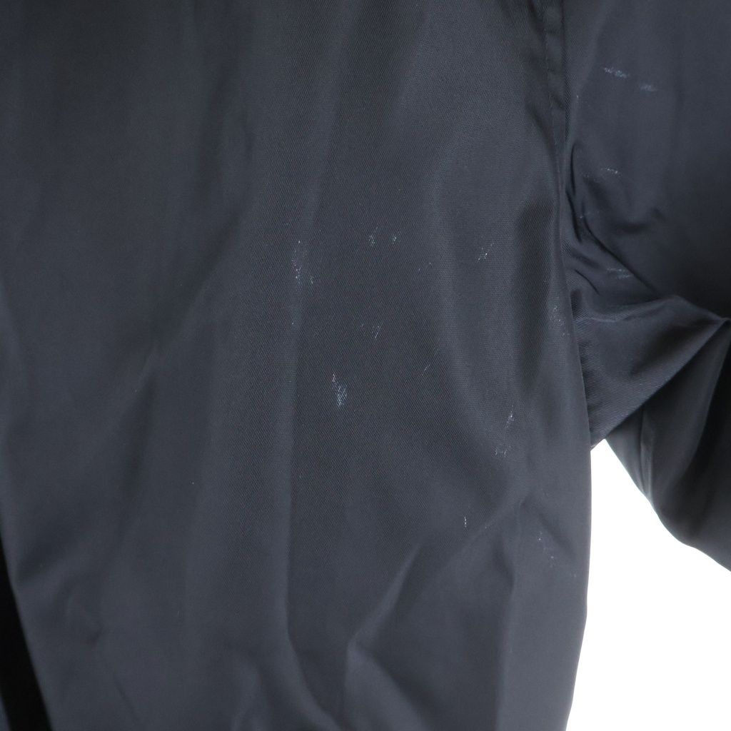 Prada Re-Nylon Oversize Shirt Triangle Logo Nylon Long Sleeve Black — view 5