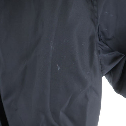 Prada Re-Nylon Oversize Shirt Triangle Logo Nylon Long Sleeve Black — view 5