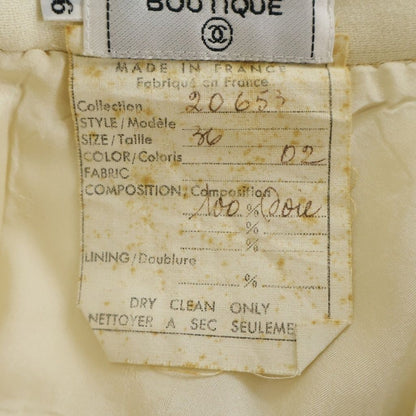 Chanel Boutique Vintage Wool Tweed Jacket and Long Skirt Longskirt Set CC Logo — view 8