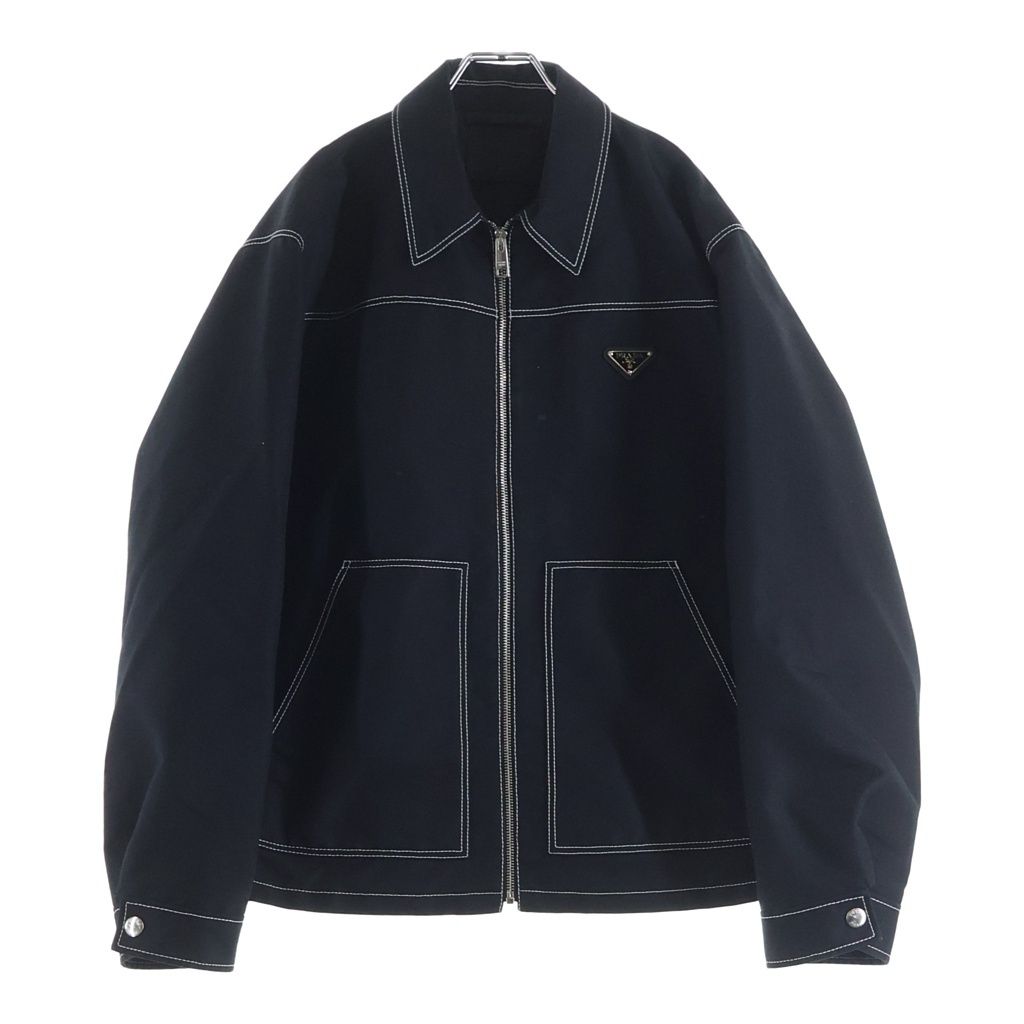 Prada Canvas Jacket Zip Black