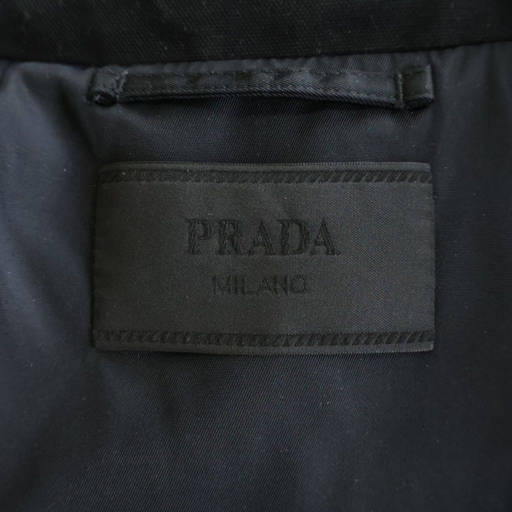 Prada Canvas Jacket Zip Black — view 6