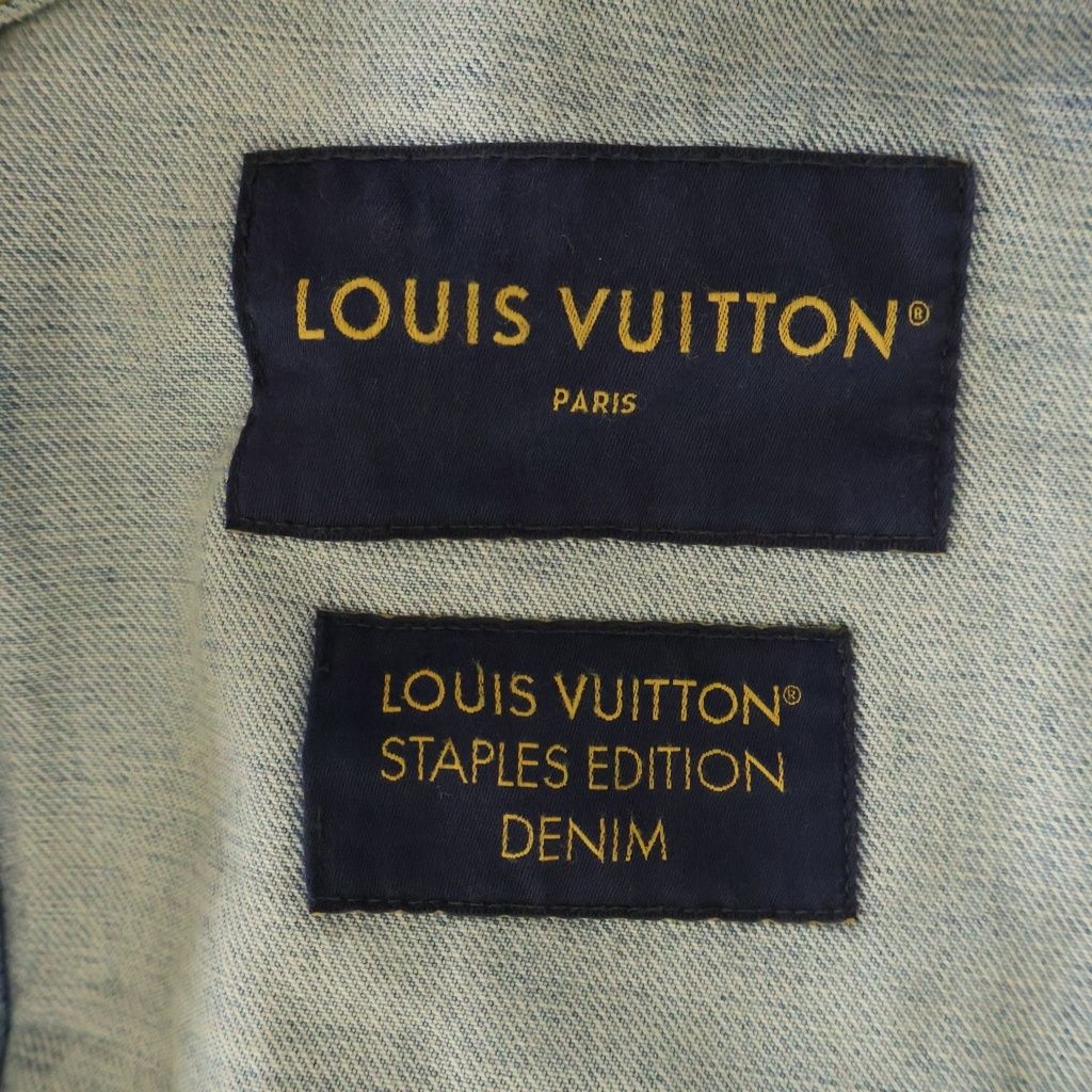 Louis Vuitton Shu Pearl Button Denim Jacket Di — view 6