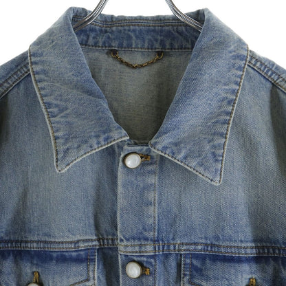 Louis Vuitton Shu Pearl Button Denim Jacket Di — view 3