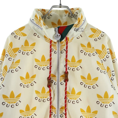 Gucci Adidas Fole Print Zip Anorak Yellow Jacket — view 3