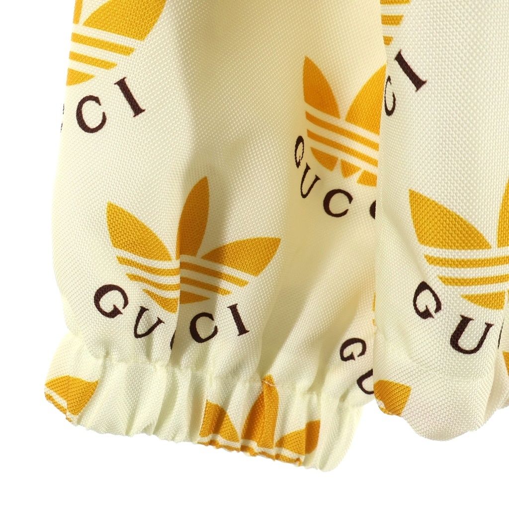 Gucci Adidas Fole Print Zip Anorak Yellow Jacket — view 5