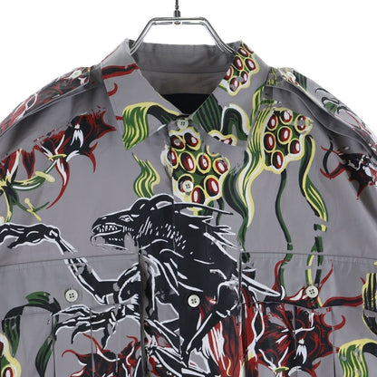 Prada Print Shirt Gray — view 3