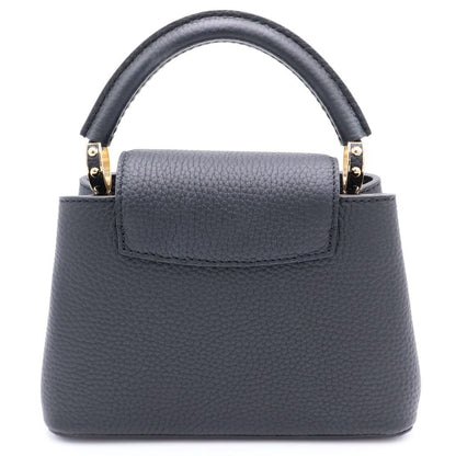 Louis Vuitton Capucines Mini Handback 2-Way Shoulder Bag Shell Gold Leather — view 2
