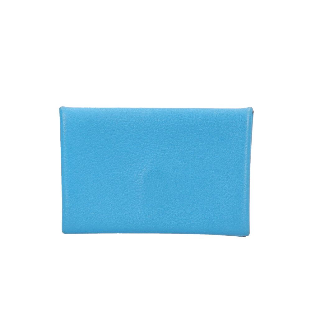 Hermes Calvi Card Case Leather