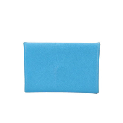 Hermes Calvi Card Case Leather