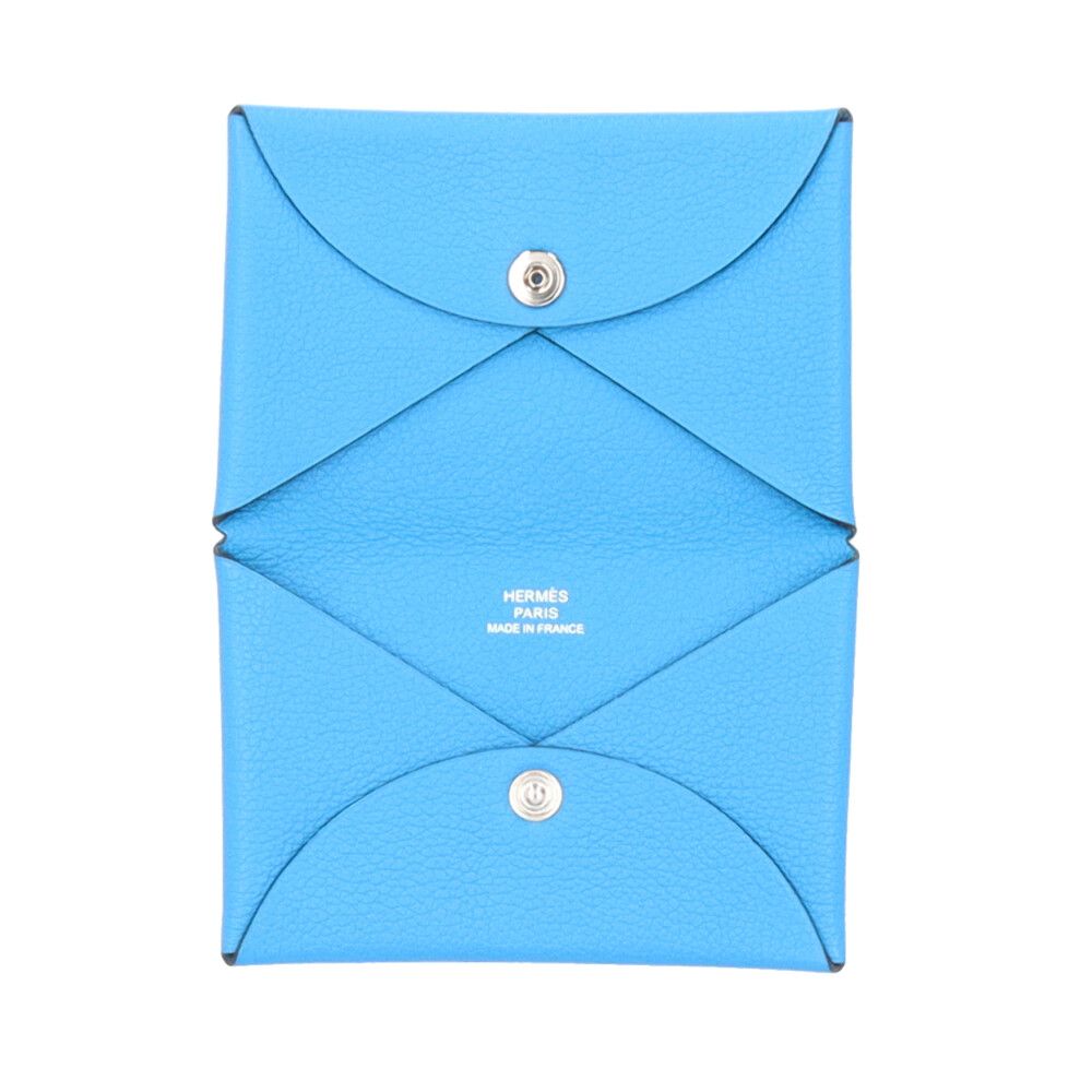 Hermes Calvi Card Case Leather — view 4