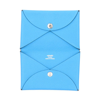 Hermes Calvi Card Case Leather — view 4