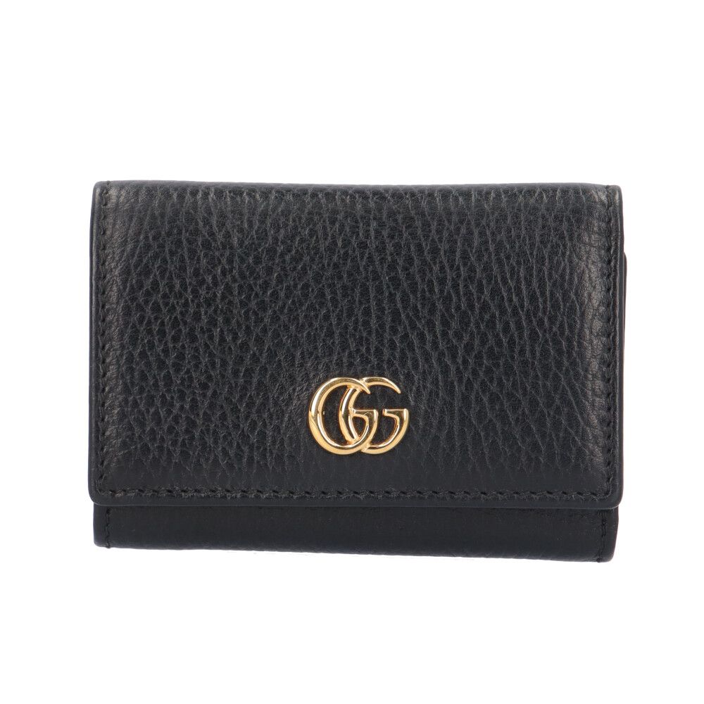 Gucci Petite Marmont GG Trifold Wallet Leather
