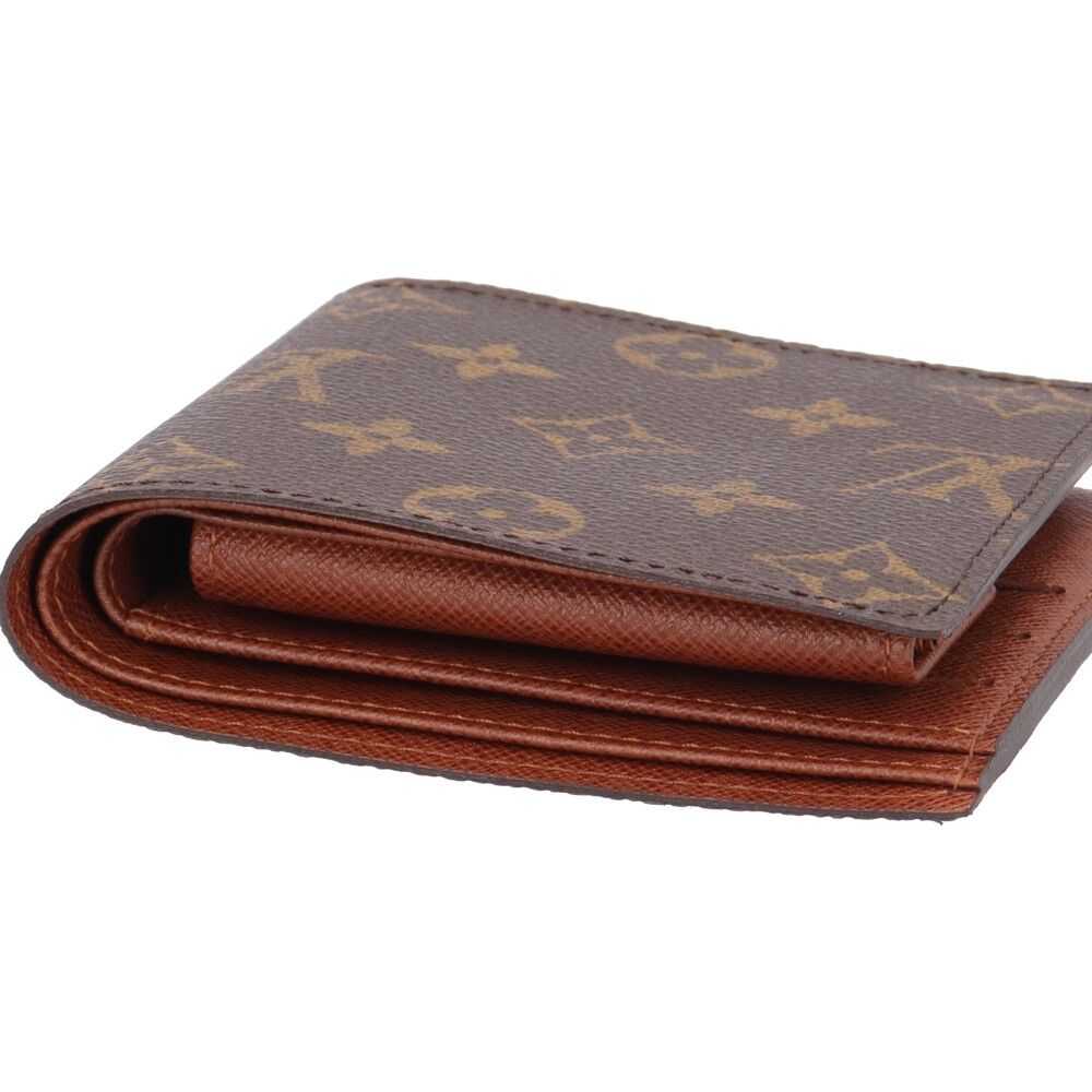 Louis Vuitton Portefeuille Marco Monogram Bifold Wallet Canvas — view 8