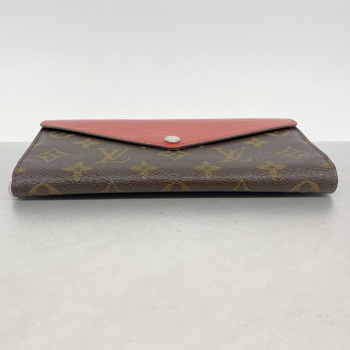 Louis Vuitton Trifold Wallet Monogram Epi Portefeuille Marie le Long Brown — view 2