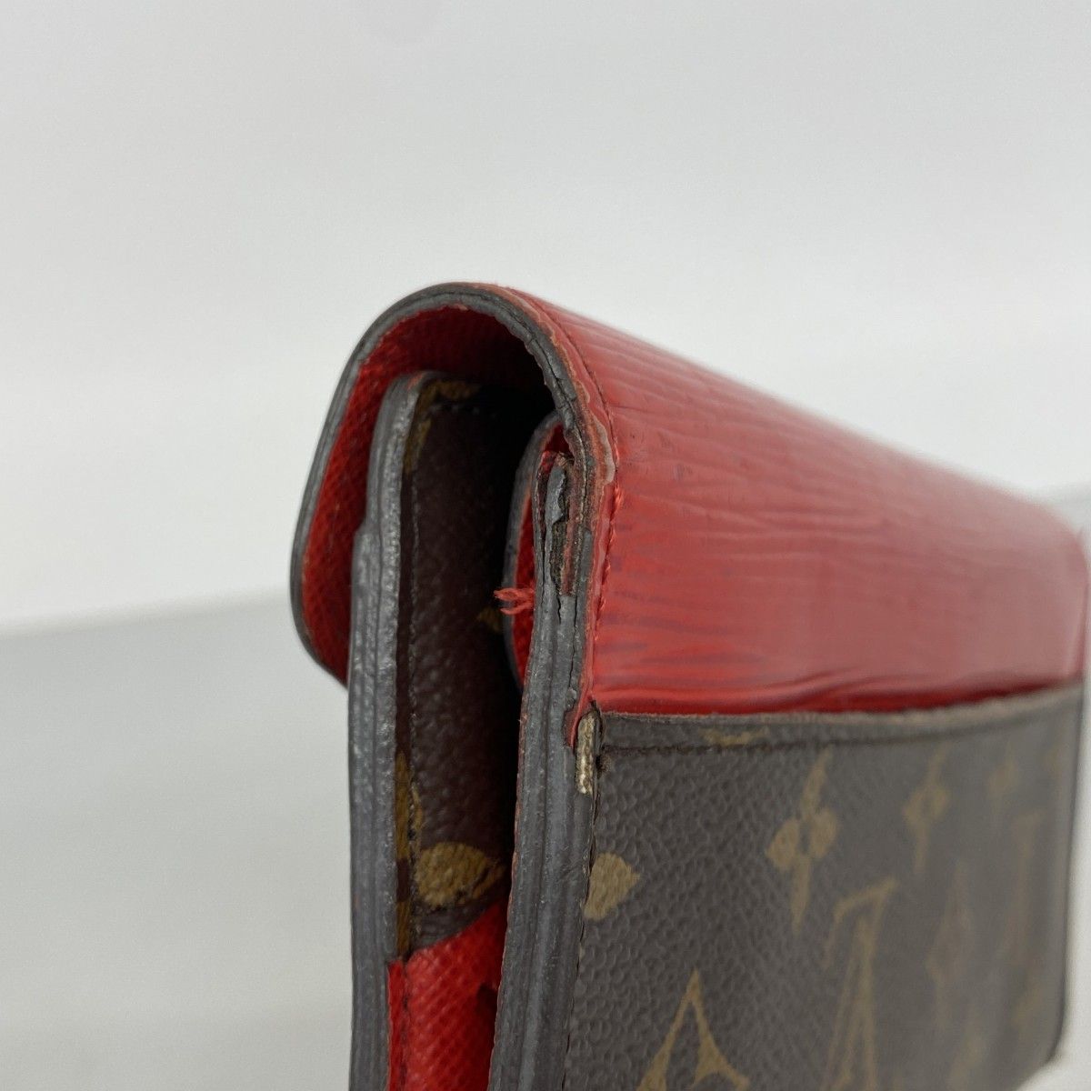 Louis Vuitton Trifold Wallet Monogram Epi Portefeuille Marie le Long Brown — view 8