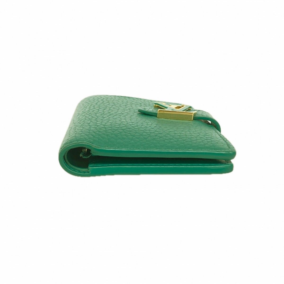 Louis Vuitton Wallet Taurillon LV Vertical Compact Emrod — view 2