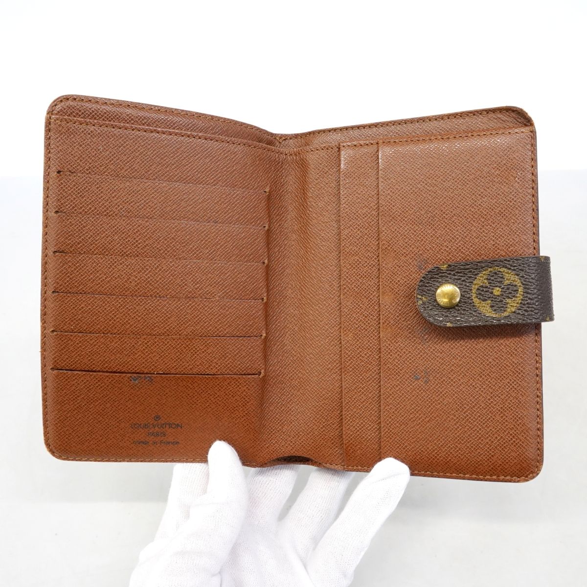 Louis Vuitton Wallet Monogram Porte Papier Zip Brown — view 4