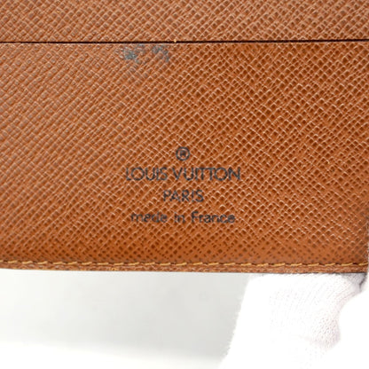 Louis Vuitton Wallet Monogram Porte Papier Zip Brown — view 5