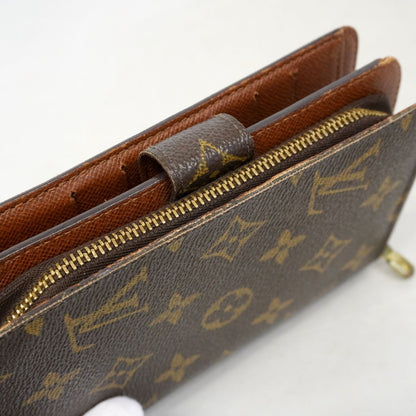 Louis Vuitton Wallet Monogram Porte Papier Zip Brown — view 8