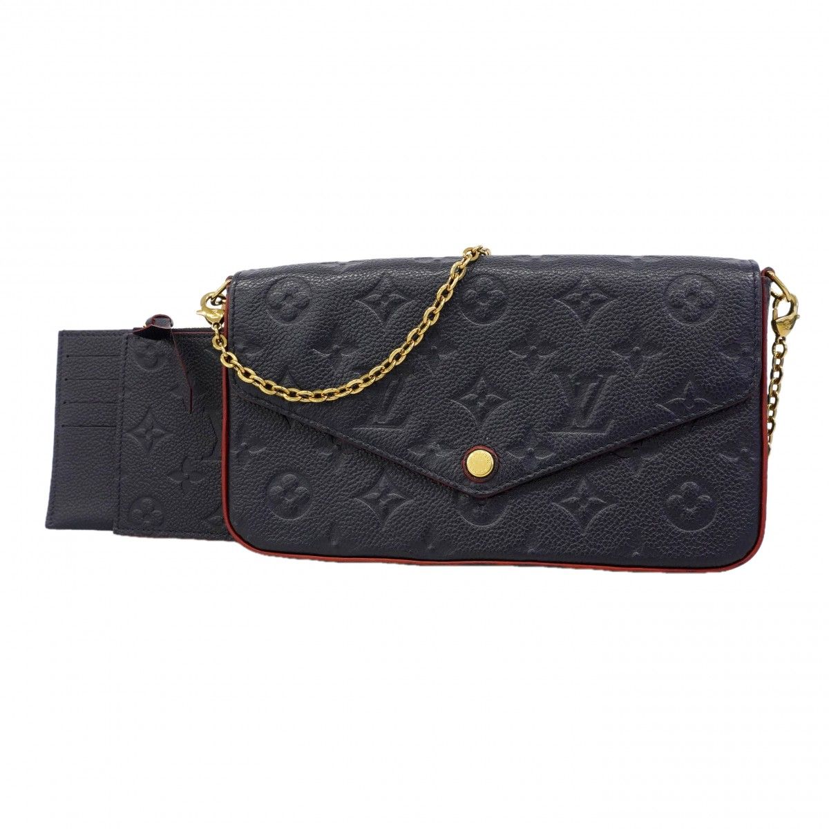 Louis Vuitton Shoulder Wallet Monogram Empreinte Pochette Felicie Marie Nourge