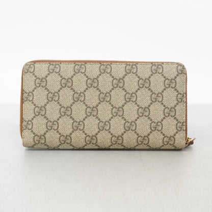 Gucci Wallet GG Supreme Brown Gold — view 9