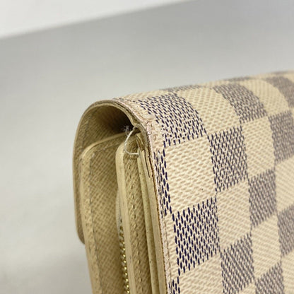 Louis Vuitton Trifold Wallet Damier Azur Portefeuille Koala White — view 5