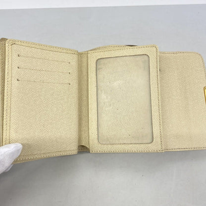 Louis Vuitton Trifold Wallet Damier Azur Portefeuille Koala White — view 3