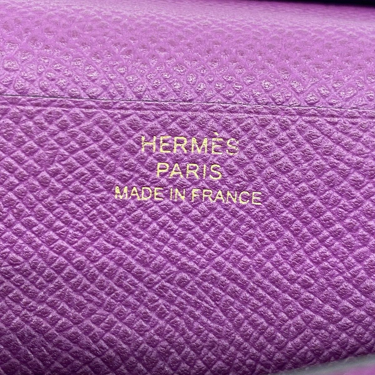 Hermes Wallet Bearn Souffle Verso Veau Epsom Leysin Anemone Gold — view 4