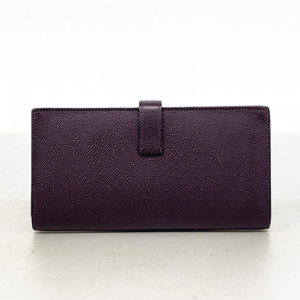 Hermes Wallet Bearn Souffle Verso Veau Epsom Leysin Anemone Gold — view 7