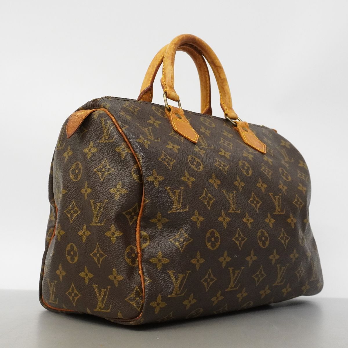 Louis Vuitton Handbag Monogram Speedy 30 Brown — view 2