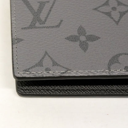 Louis Vuitton Wallet Monogram Eclipse Reverse Portefeuille Calf Black Gray — view 6